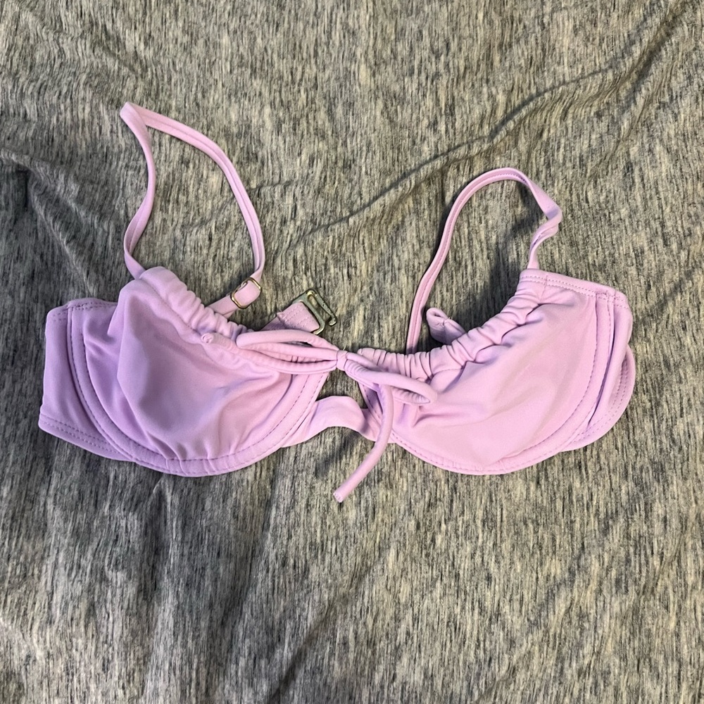 Purple bikini top